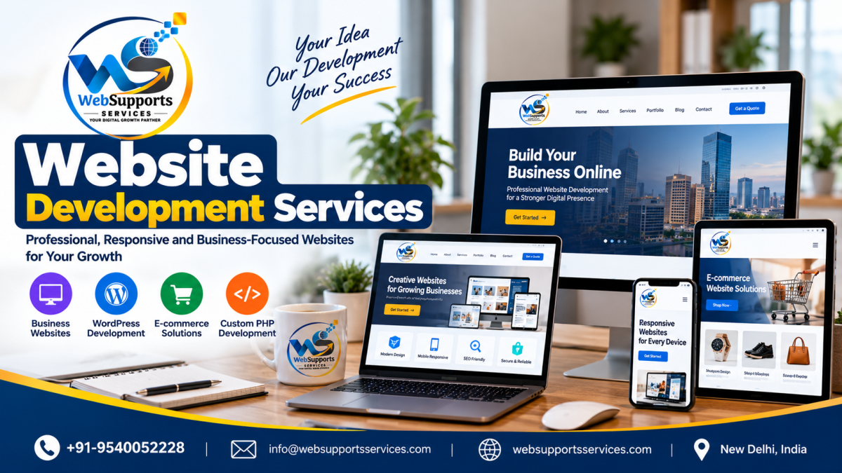 Website Development Services in India | WebSupports
