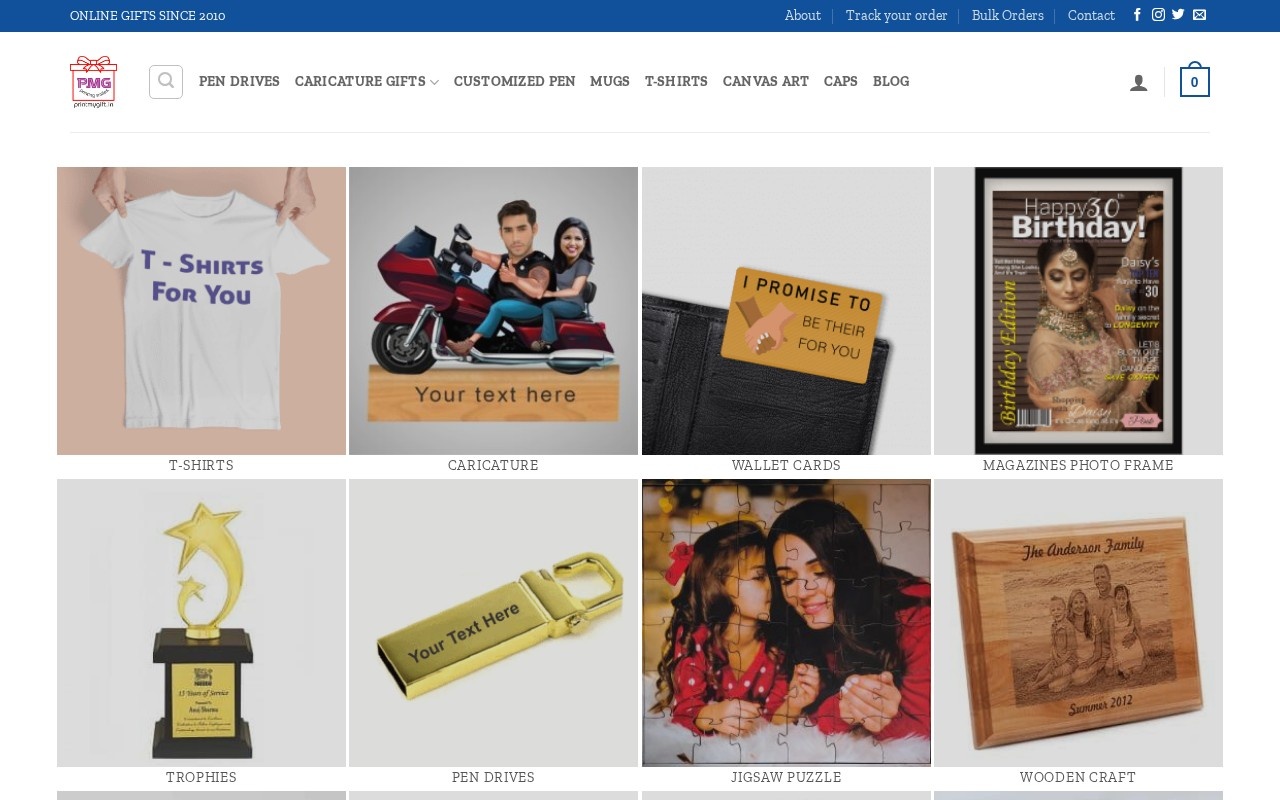 PrintMyGift — Custom Printing E-Commerce